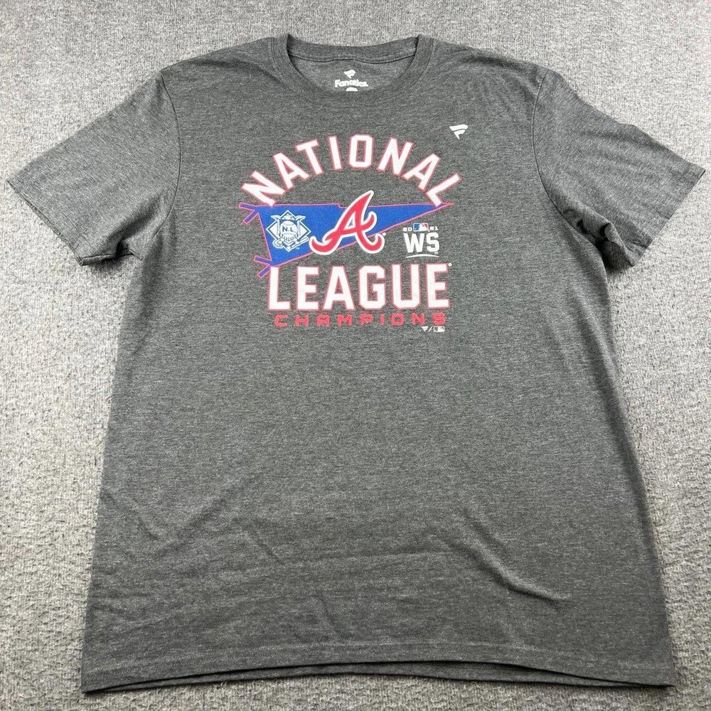 Fanatics Atlanta Braves 2021 Men's Large NL Champions World Series T-Shirt